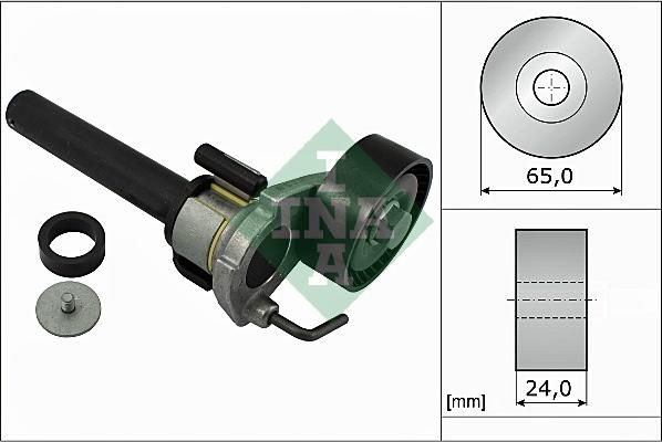 Wilmink Group WG1710163 - Натягувач ременя, клинові зуб. autozip.com.ua