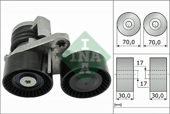 Wilmink Group WG1710173 - Натягувач ременя, клинові зуб. autozip.com.ua