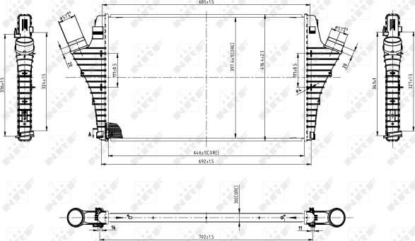 Wilmink Group WG1724109 - Интеркулер autozip.com.ua