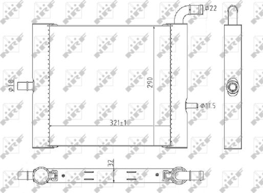 Wilmink Group WG1725599 - Радіатор, охолодження двигуна autozip.com.ua