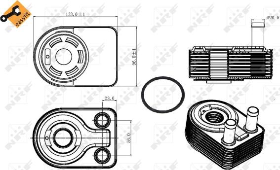 Wilmink Group WG1720053 - Масляний радіатор, рухове масло autozip.com.ua