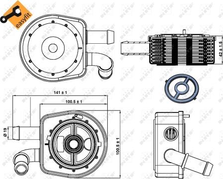 Wilmink Group WG1720038 - Масляний радіатор, рухове масло autozip.com.ua