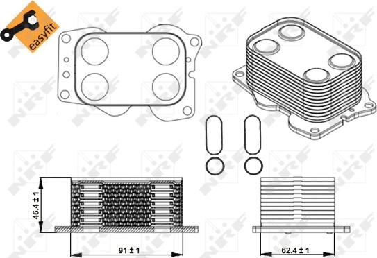 Wilmink Group WG1720079 - Масляний радіатор, рухове масло autozip.com.ua