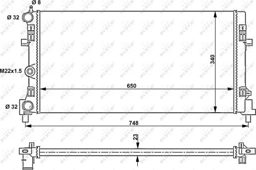 Wilmink Group WG1721968 - Радіатор, охолодження двигуна autozip.com.ua