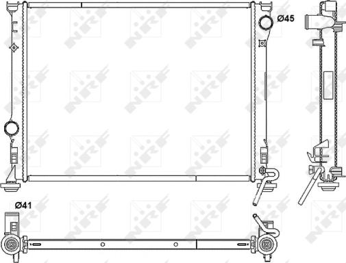 Wilmink Group WG1721985 - Радіатор, охолодження двигуна autozip.com.ua