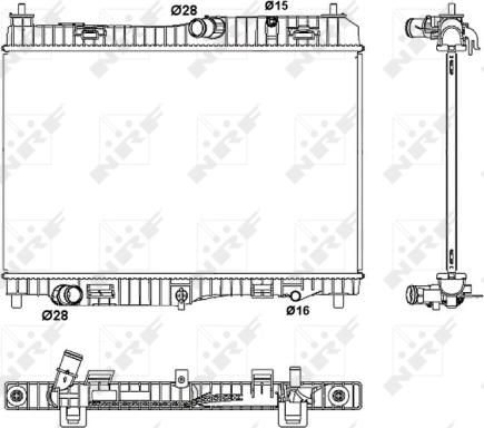 Wilmink Group WG1721986 - Радіатор, охолодження двигуна autozip.com.ua