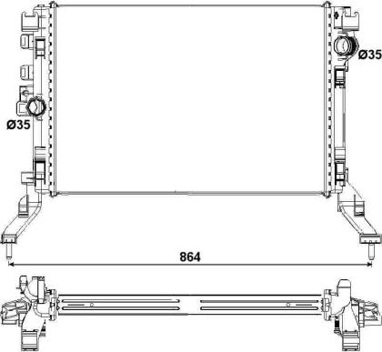 Wilmink Group WG1721971 - Радіатор, охолодження двигуна autozip.com.ua