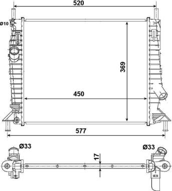 Wilmink Group WG1721972 - Радіатор, охолодження двигуна autozip.com.ua