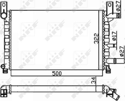 Wilmink Group WG1721410 - Радіатор, охолодження двигуна autozip.com.ua