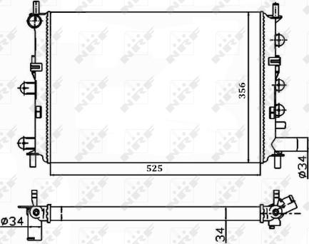 Wilmink Group WG1721632 - Радіатор, охолодження двигуна autozip.com.ua