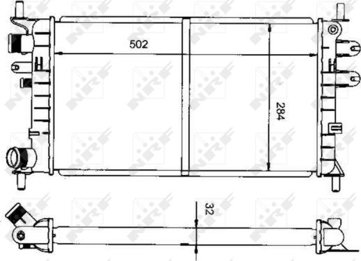 Wilmink Group WG1721117 - Радіатор, охолодження двигуна autozip.com.ua