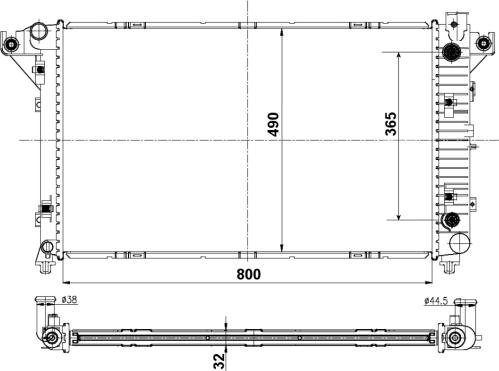 Wilmink Group WG1721179 - Радіатор, охолодження двигуна autozip.com.ua