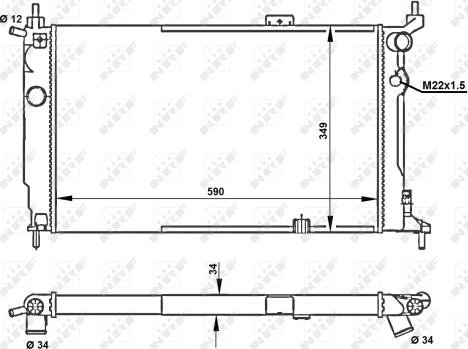 Wilmink Group WG1721865 - Радіатор, охолодження двигуна autozip.com.ua