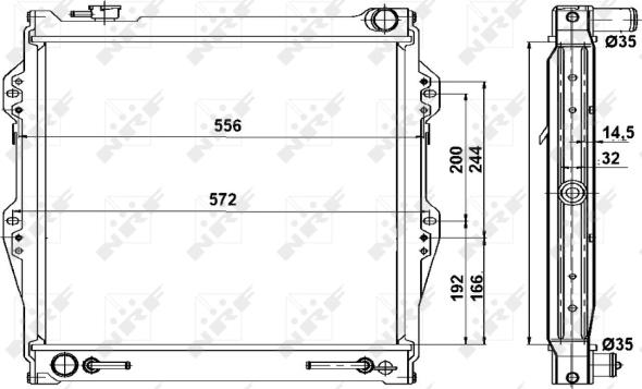 Wilmink Group WG1721806 - Радіатор, охолодження двигуна autozip.com.ua