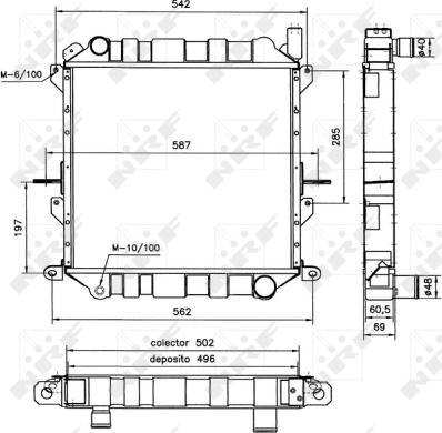 Wilmink Group WG1721825 - Радіатор, охолодження двигуна autozip.com.ua