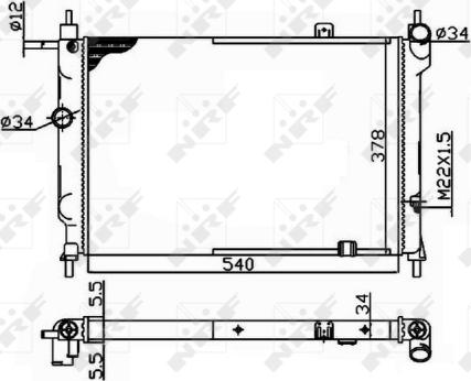 Wilmink Group WG1721327 - Радіатор, охолодження двигуна autozip.com.ua