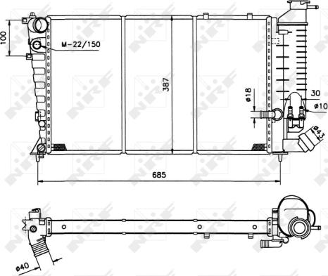 Wilmink Group WG1721268 - Радіатор, охолодження двигуна autozip.com.ua