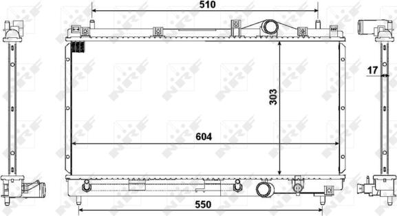 Wilmink Group WG1721215 - Радіатор, охолодження двигуна autozip.com.ua