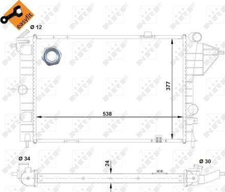 Wilmink Group WG1721233 - Радіатор, охолодження двигуна autozip.com.ua