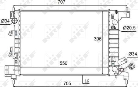 Wilmink Group WG1723451 - Радіатор, охолодження двигуна autozip.com.ua