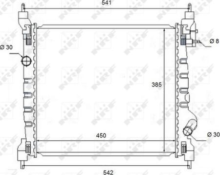 Wilmink Group WG1723404 - Радіатор, охолодження двигуна autozip.com.ua