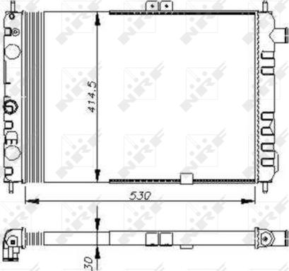 Wilmink Group WG1723489 - Радіатор, охолодження двигуна autozip.com.ua