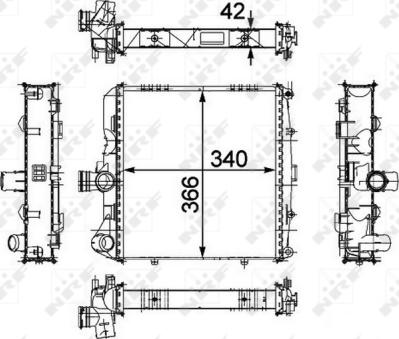 Wilmink Group WG1723437 - Радіатор, охолодження двигуна autozip.com.ua