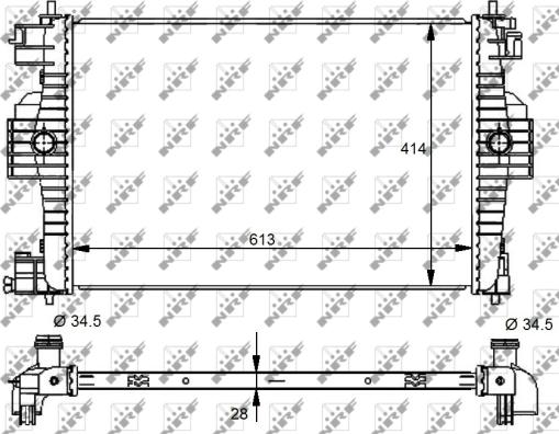 Wilmink Group WG1723657 - Радіатор, охолодження двигуна autozip.com.ua