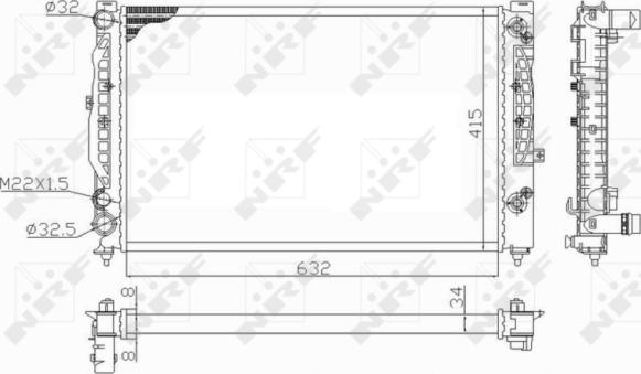 Wilmink Group WG1723634 - Радіатор, охолодження двигуна autozip.com.ua