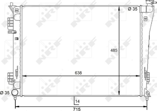 Wilmink Group WG1723629 - Радіатор, охолодження двигуна autozip.com.ua