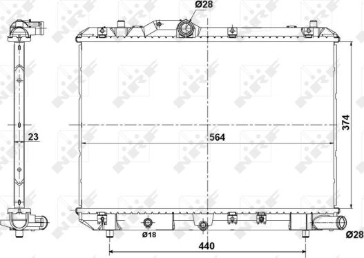 Wilmink Group WG1723051 - Радіатор, охолодження двигуна autozip.com.ua