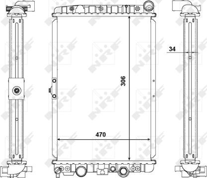 Wilmink Group WG1723070 - Радіатор, охолодження двигуна autozip.com.ua