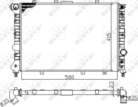 Wilmink Group WG1723194 - Радіатор, охолодження двигуна autozip.com.ua