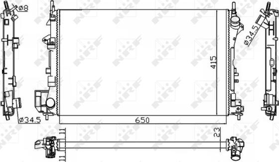 Wilmink Group WG1723196 - Радіатор, охолодження двигуна autozip.com.ua