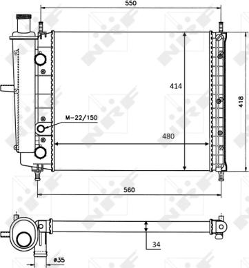 Wilmink Group WG1723104 - Радіатор, охолодження двигуна autozip.com.ua