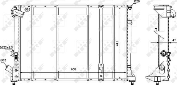 Wilmink Group WG1723116 - Радіатор, охолодження двигуна autozip.com.ua