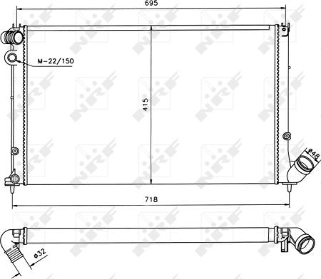 Wilmink Group WG1723111 - Радіатор, охолодження двигуна autozip.com.ua