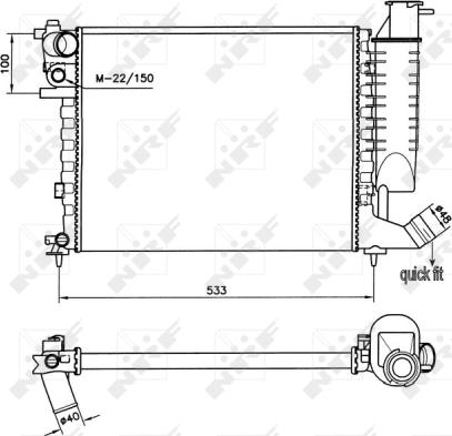 Wilmink Group WG1723179 - Радіатор, охолодження двигуна autozip.com.ua