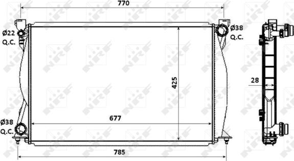 Wilmink Group WG1723317 - Радіатор, охолодження двигуна autozip.com.ua