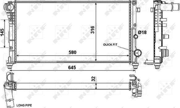 Wilmink Group WG1723331 - Радіатор, охолодження двигуна autozip.com.ua