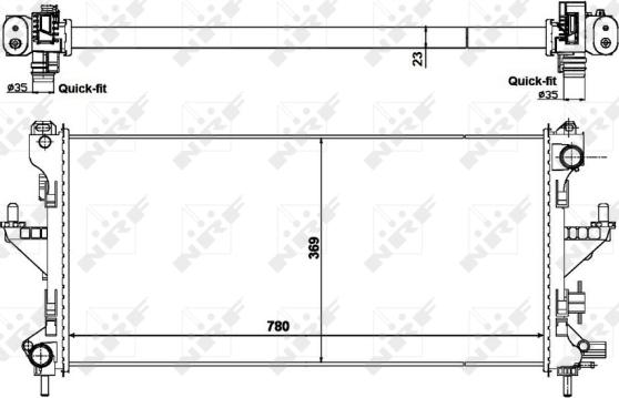 Wilmink Group WG1723375 - Радіатор, охолодження двигуна autozip.com.ua