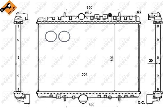 Wilmink Group WG1723265 - Радіатор, охолодження двигуна autozip.com.ua