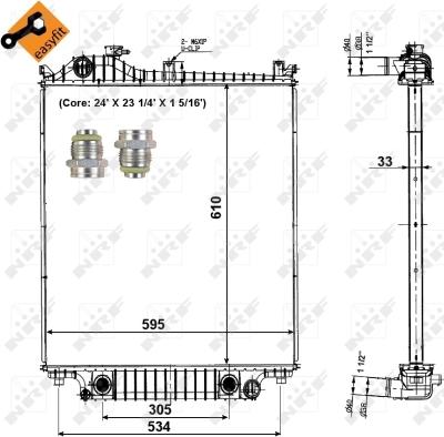 Wilmink Group WG1722992 - Радіатор, охолодження двигуна autozip.com.ua