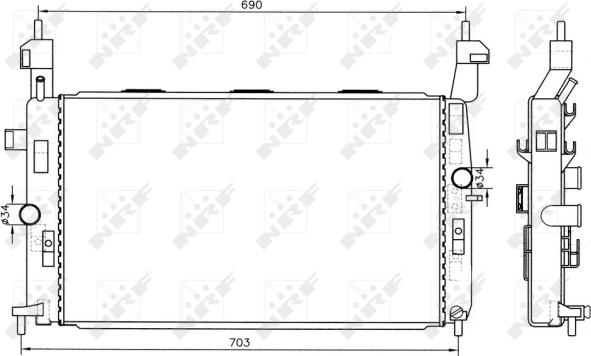 Wilmink Group WG1722917 - Радіатор, охолодження двигуна autozip.com.ua