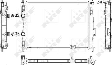 Wilmink Group WG1722574 - Радіатор, охолодження двигуна autozip.com.ua