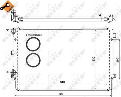 Wilmink Group WG1722624 - Радіатор, охолодження двигуна autozip.com.ua