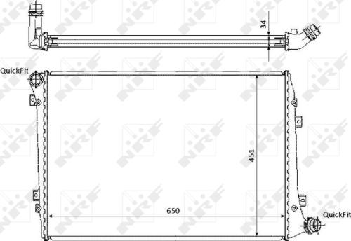 Wilmink Group WG1722621 - Радіатор, охолодження двигуна autozip.com.ua