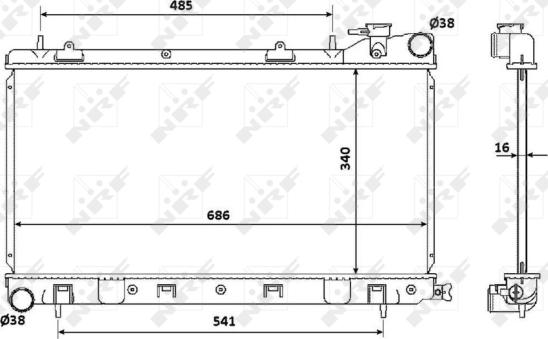 Wilmink Group WG1722623 - Радіатор, охолодження двигуна autozip.com.ua