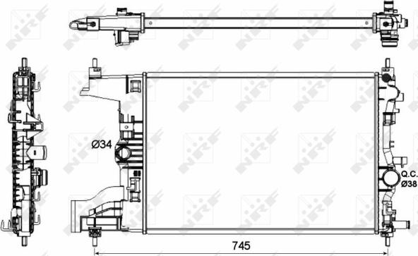 Wilmink Group WG1722084 - Радіатор, охолодження двигуна autozip.com.ua