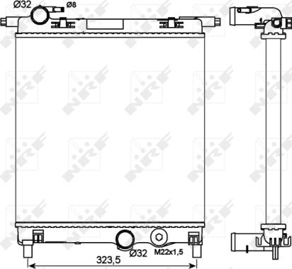 Wilmink Group WG1722038 - Радіатор, охолодження двигуна autozip.com.ua